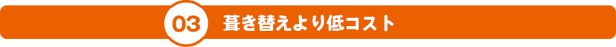 01 塗装より長持ち