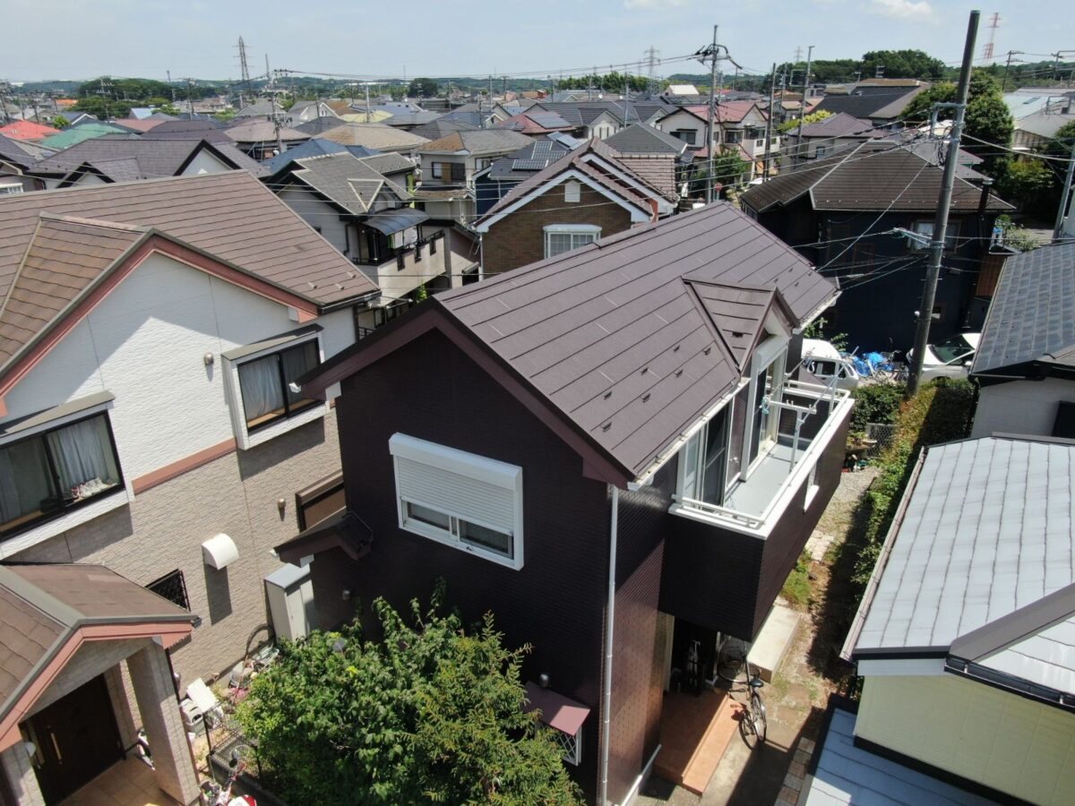 高座郡寒川町Y様邸 屋根カバー工事事例